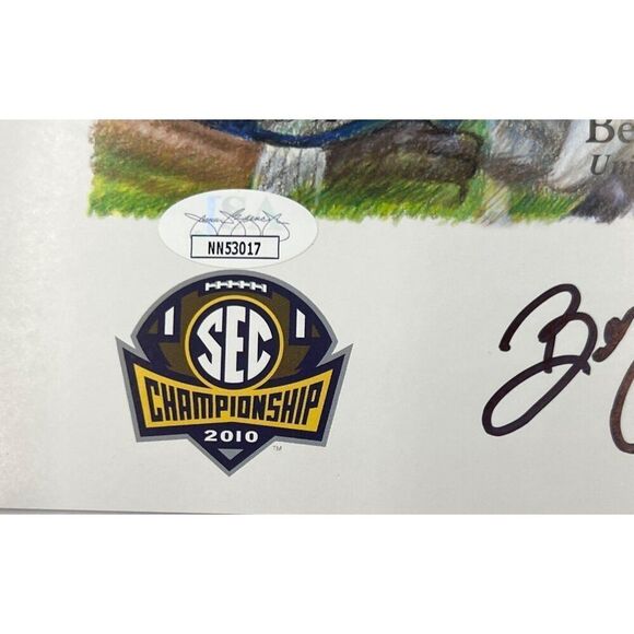 Autographed Legends Of SEC Football 2010 Print Complete 12 Signatures JSA COA - Picture 7 of 8